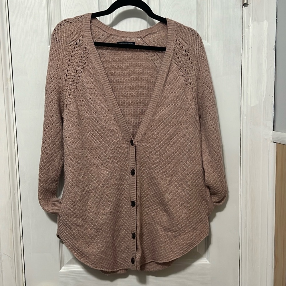 American Eagle knit sweater Cardigan with Pockets  Small